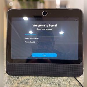 Portal From Facebook - 10.1 in Portal with Alexa - Video Calling - Black